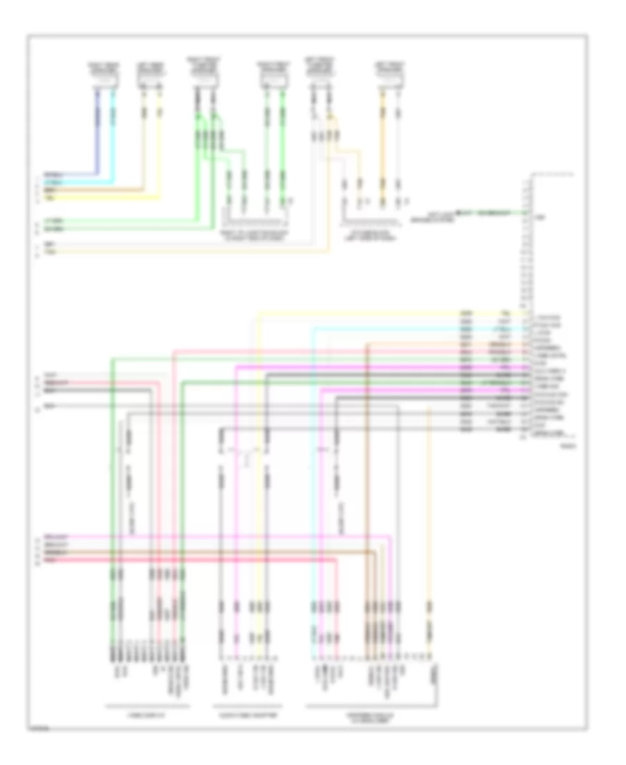Navigation Wiring Diagram, without Y91 & withUQA (3 из 3) для GMC Sierra HD 2008 3500