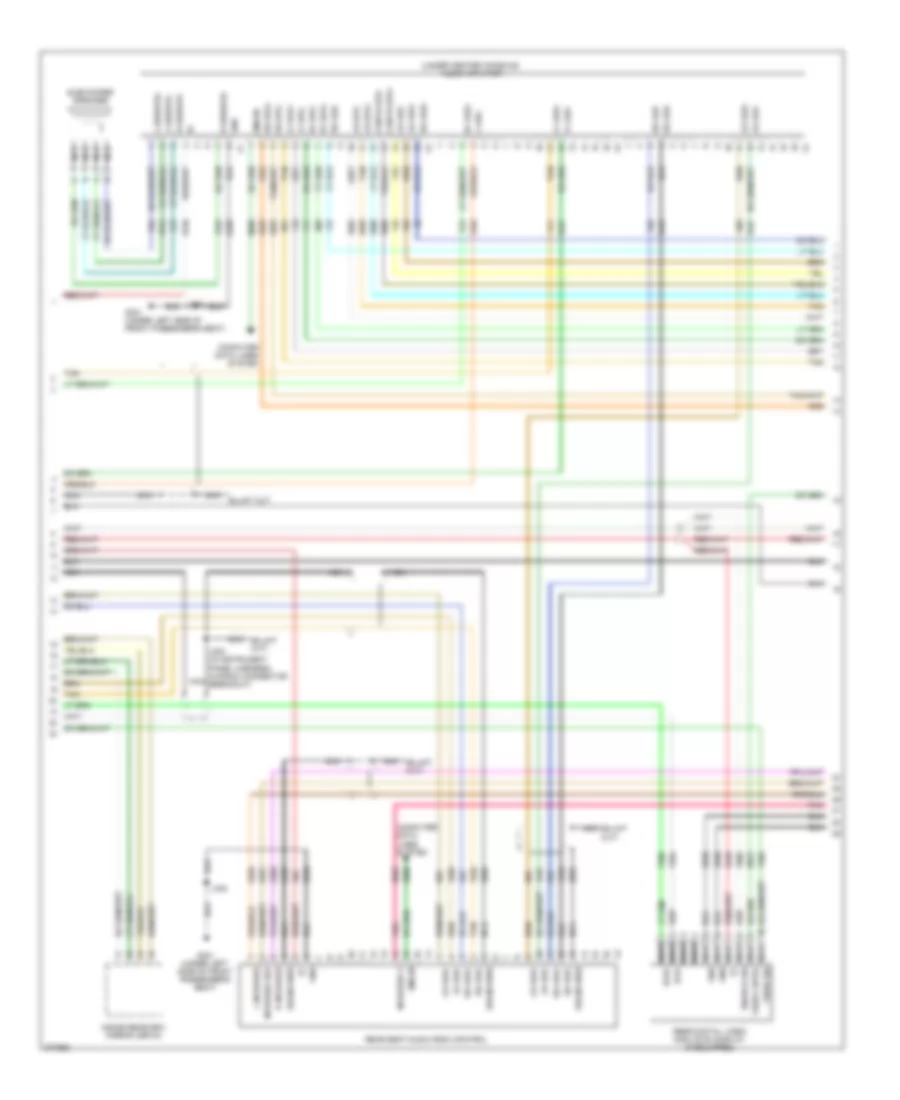 Radio Wiring Diagram, withY91 & withUQS (2 из 3) для GMC Yukon 2008