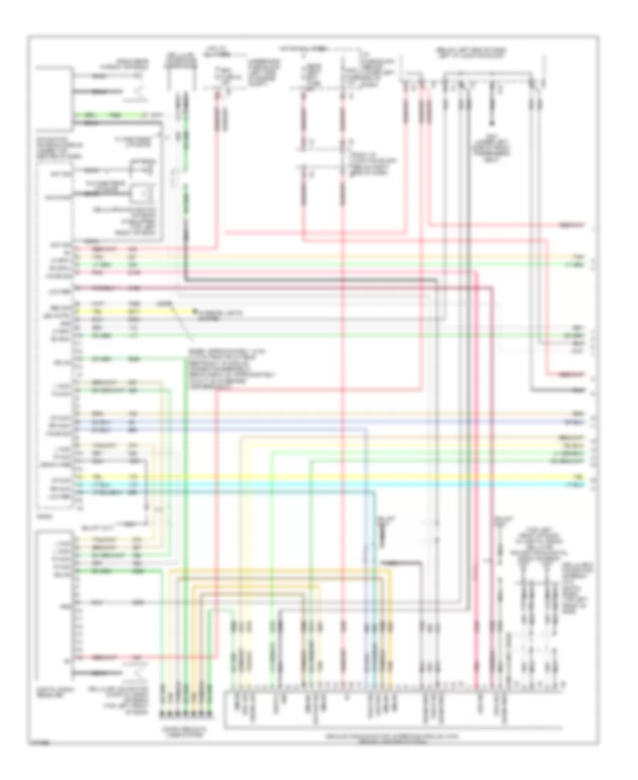 Radio Wiring Diagram, without Y91 & without UQA & without UQS (1 из 3) для GMC Yukon Hybrid 2008