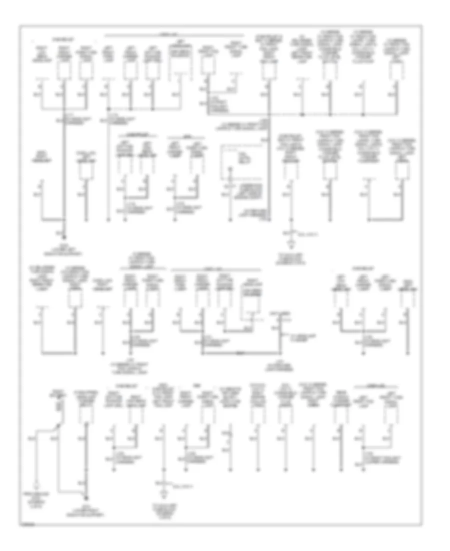 Электросхема подключение массы заземления (1 из 6) для GMC Yukon Hybrid 2008