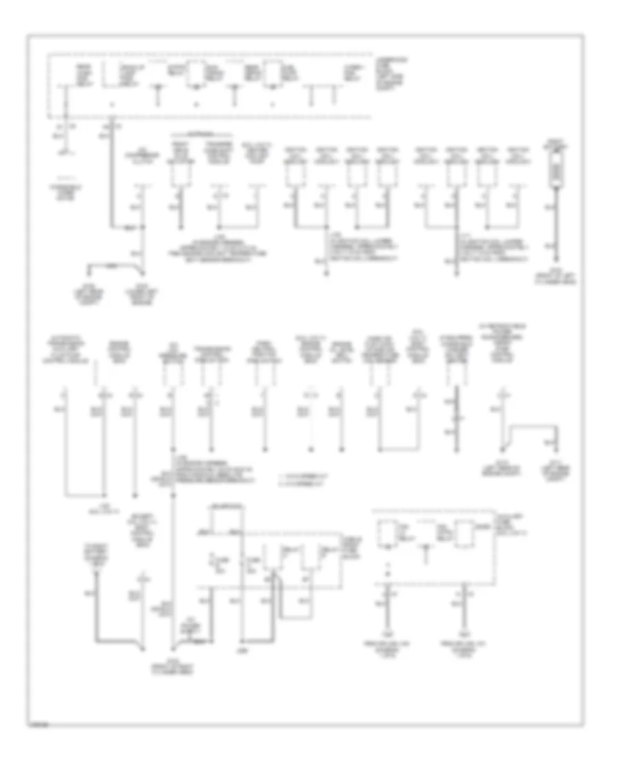 Электросхема подключение массы заземления (2 из 6) для GMC Yukon Hybrid 2008