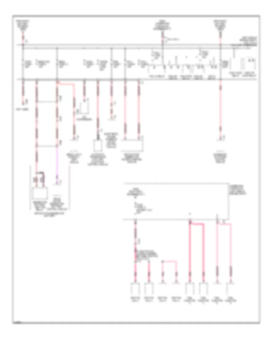 6.0L ВИН Б, Электросхема блока предохранителей и реле (7 из 7) для GMC Sierra HD Denali 2013 2500