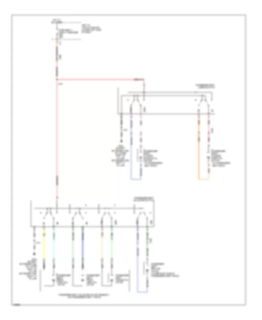 Электросхема привода пассажирского сиденья, сиденье с электроприводом с 8 путями для GMC Sierra HD Denali 2013 2500