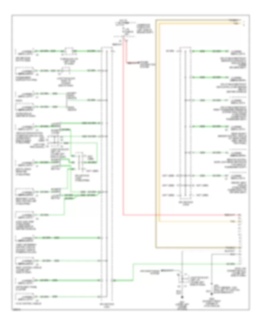 Электросхема линии передачи данных CAN (1 из 2) для GMC Sierra 2007 1500