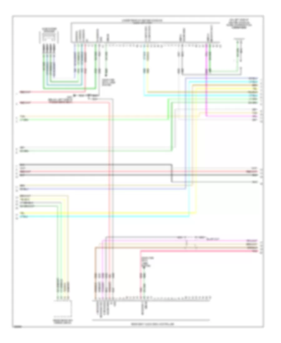 Navigation Wiring Diagram, withY91 & without UQA (2 из 3) для GMC Sierra 2007 1500