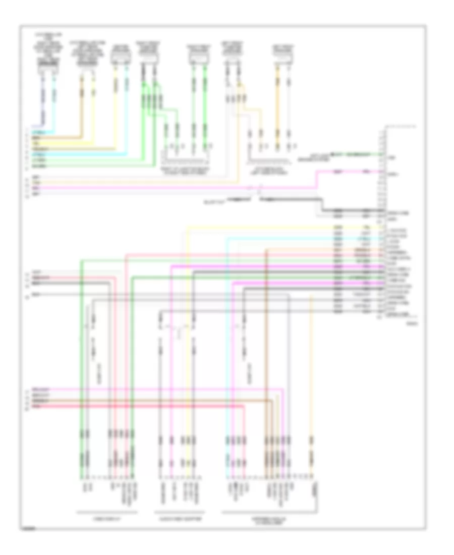 Navigation Wiring Diagram, withY91 & without UQA (3 из 3) для GMC Sierra 2007 1500