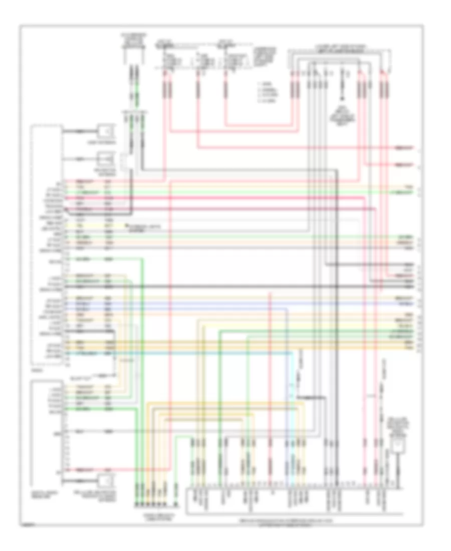Navigation Wiring Diagram, without Y91 & withUQA (1 из 3) для GMC Sierra 2007 1500