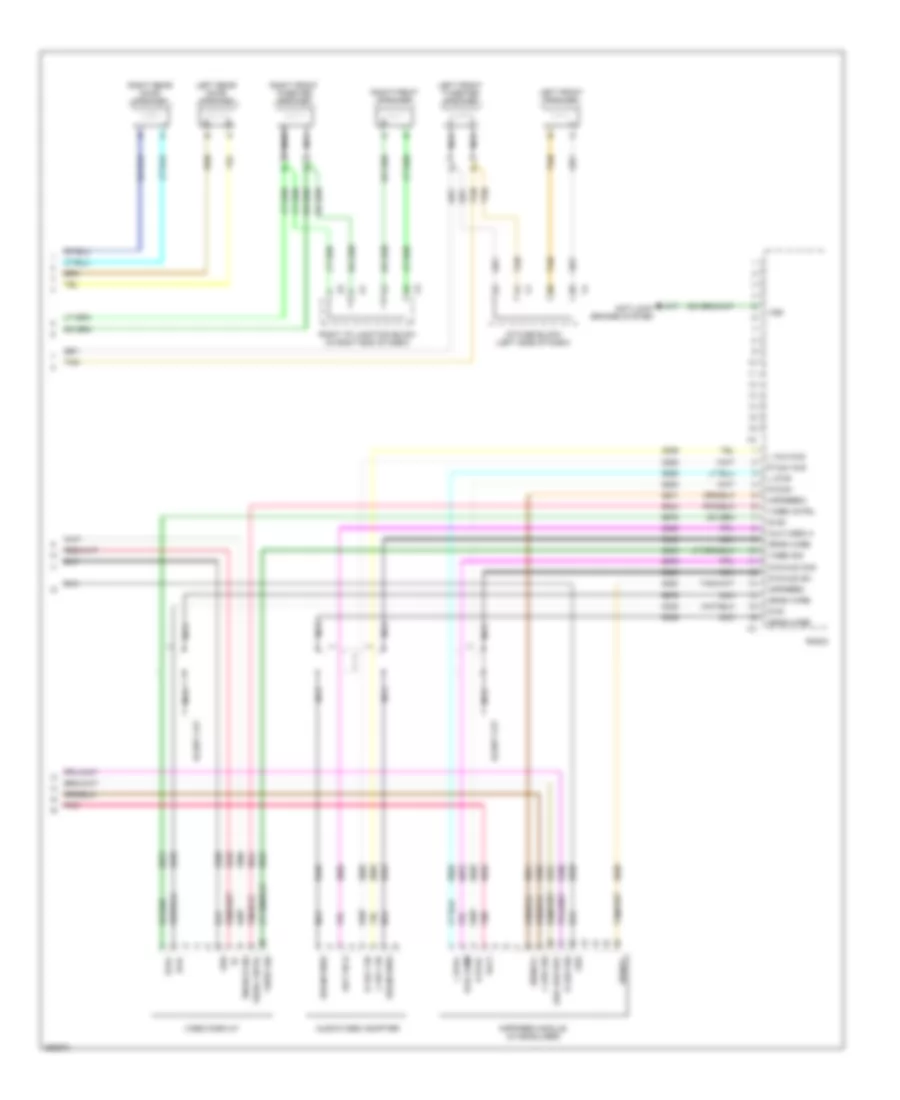 Navigation Wiring Diagram, without Y91 & withUQA (3 из 3) для GMC Sierra 2007 1500