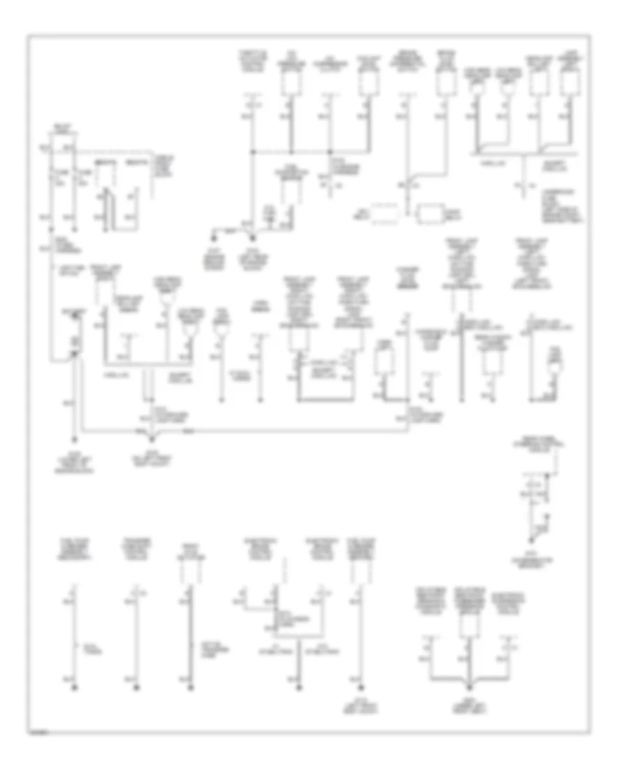 Электросхема подключение массы заземления (1 из 6) для GMC Yukon XL K2005 2500