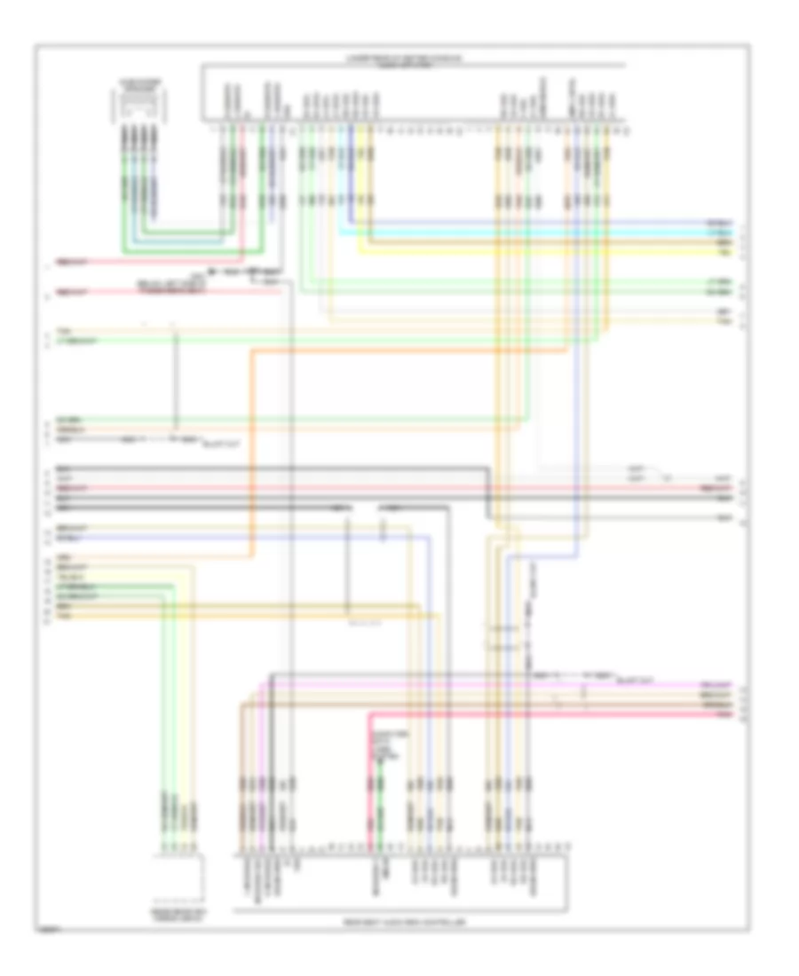 Navigation Wiring Diagram, without Y91 & withUQA (2 из 3) для GMC Sierra HD 2007 2500