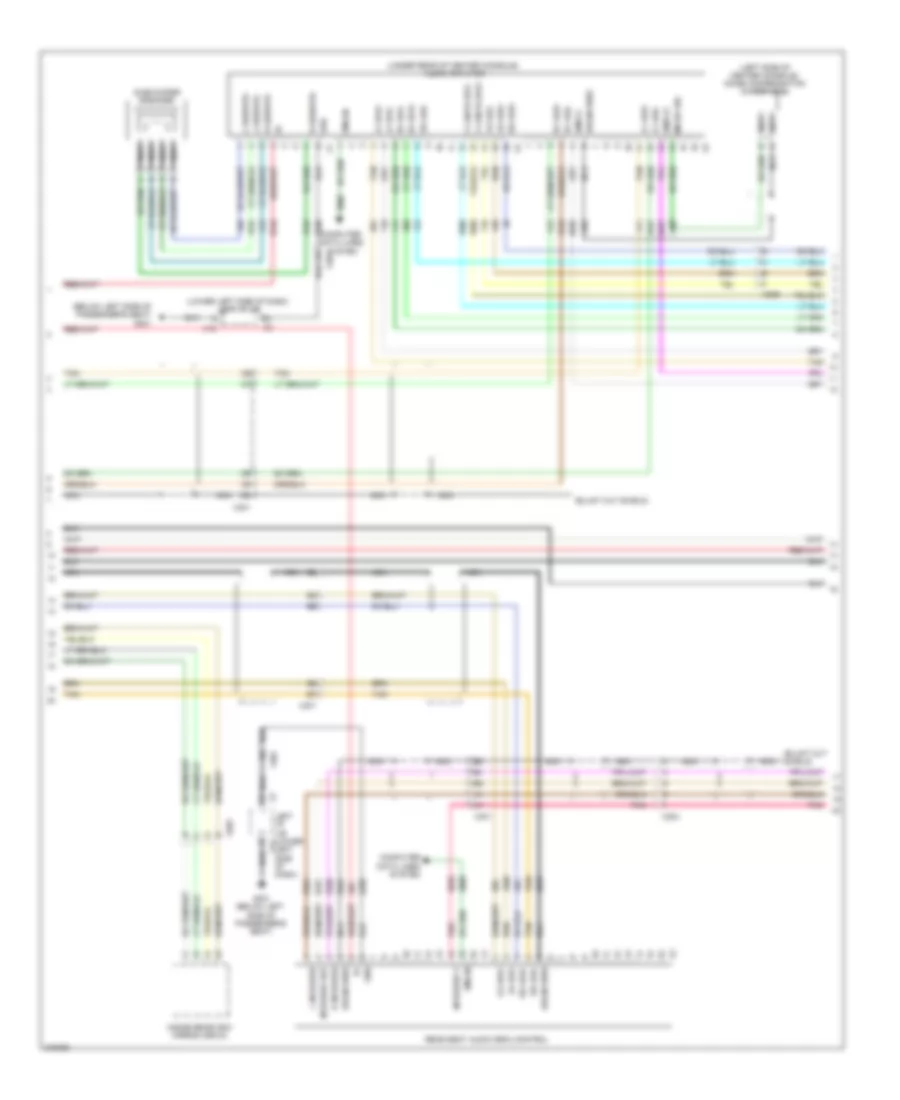 Navigation Wiring Diagram, withY91  withUQA (2 из 3) для GMC Cab  amp; Chassis Sierra 3500 HD 2011