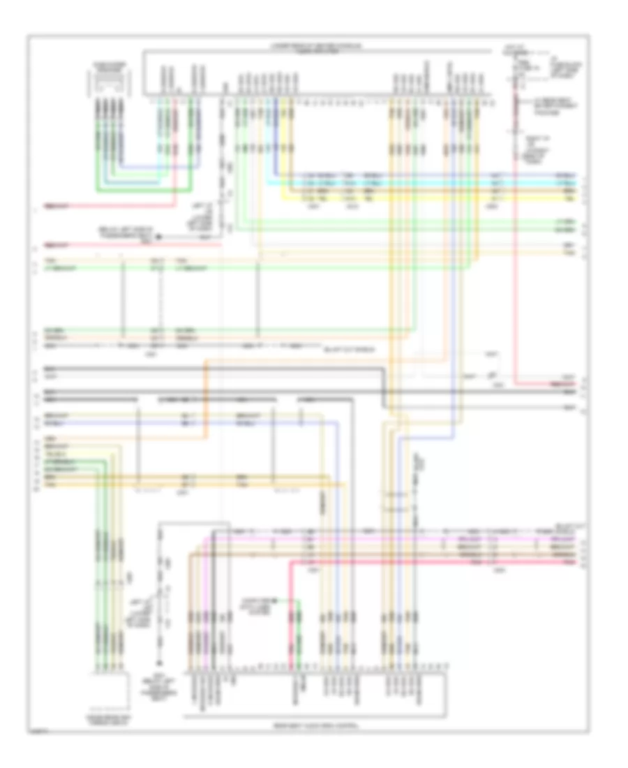 Navigation Wiring Diagram, without Y91  withUQA (2 из 3) для GMC Cab  amp; Chassis Sierra 3500 HD 2011