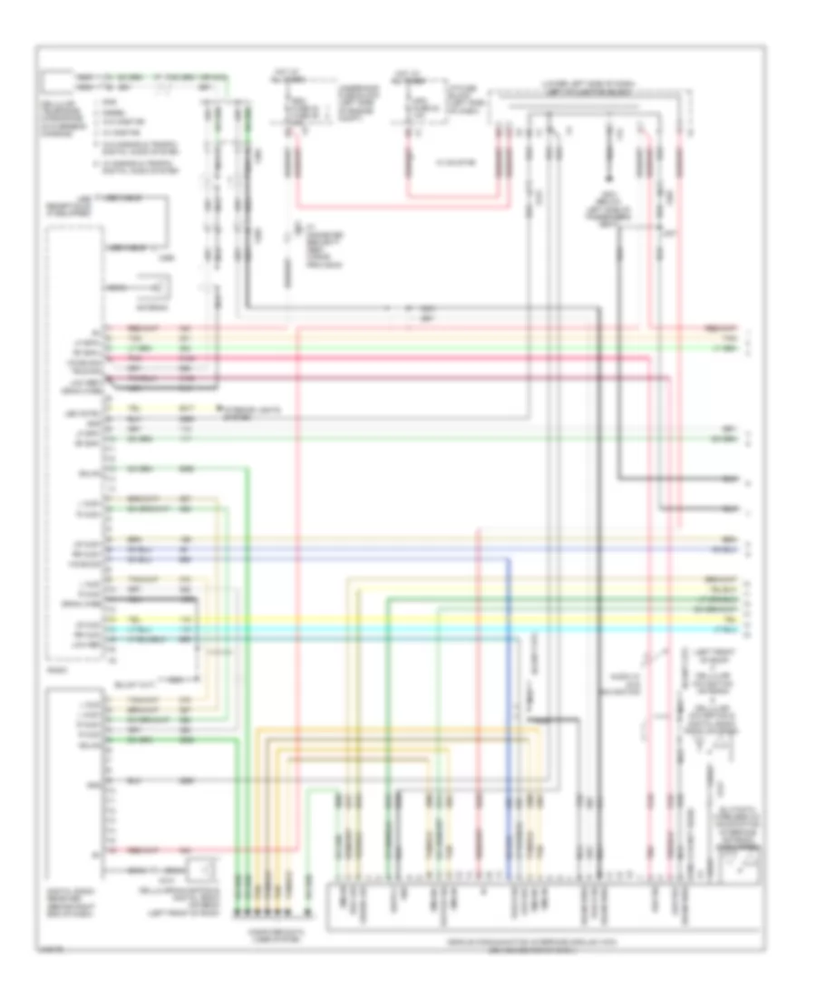 Navigation Wiring Diagram, without Y91  without UQA (1 из 3) для GMC Cab  amp; Chassis Sierra 3500 HD 2011