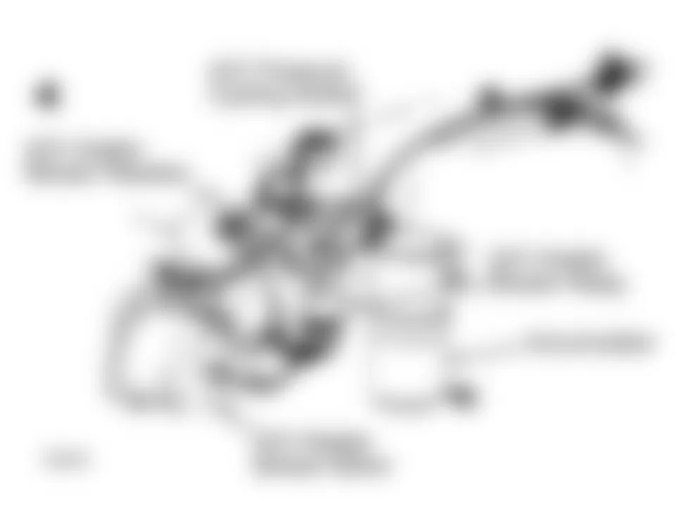 GMC Jimmy V1500 1990 - Component Locations -  Component Locations (1 Of 4)