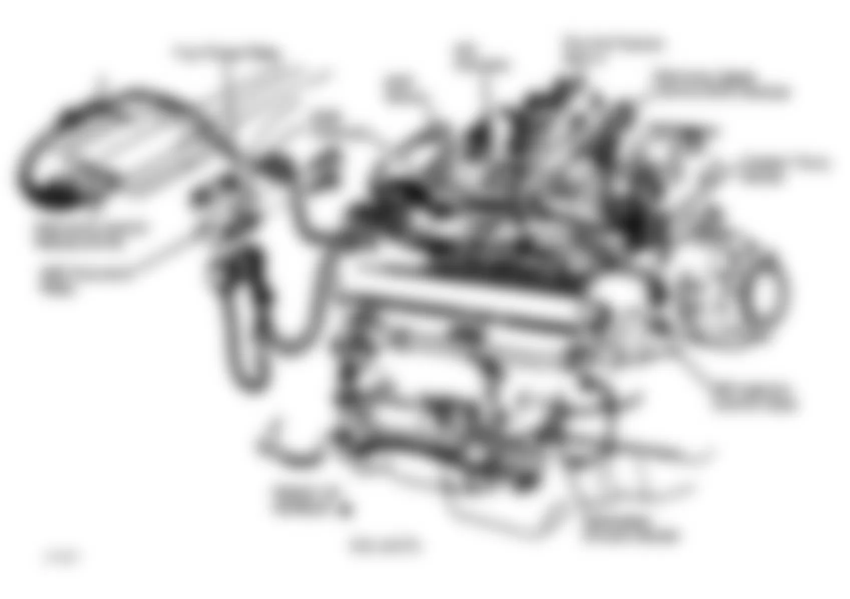 GMC Jimmy V1500 1990 - Component Locations -  Component Locations (3 Of 4)