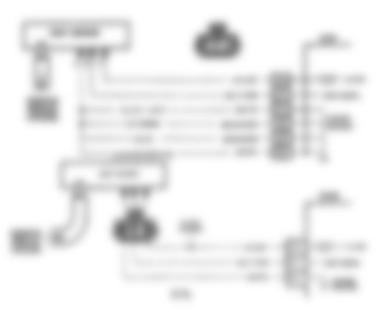 GMC S15 Jimmy 1990 - Component Locations -  Code 33: MAP Sensor Signal Voltage High Circuit Diagram