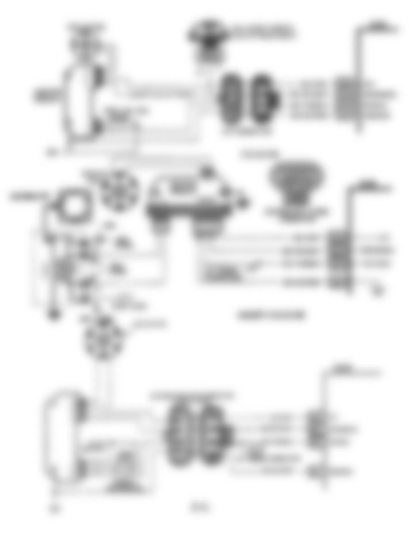 GMC Safari 1990 - Component Locations -  Code 42: EST With HEI Ignition Circuit Diagram