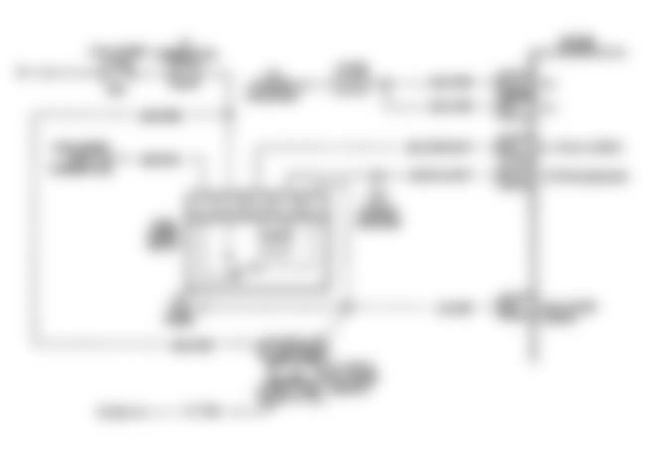 GMC Safari 1990 - Component Locations -  Code 54: Fuel Pump Circuit Circuit Diagram (3.1L)
