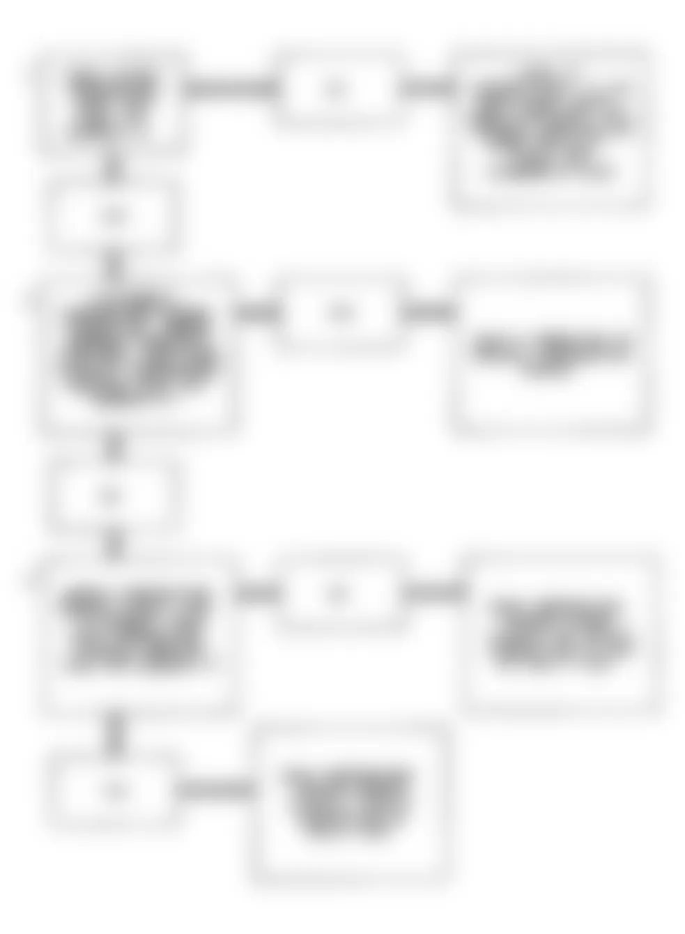 GMC C3500 HD 1991 - Component Locations -  Code 23 Flow Chart (2.5L & 4.3L Turbo) MAT Sensor Temperature Low