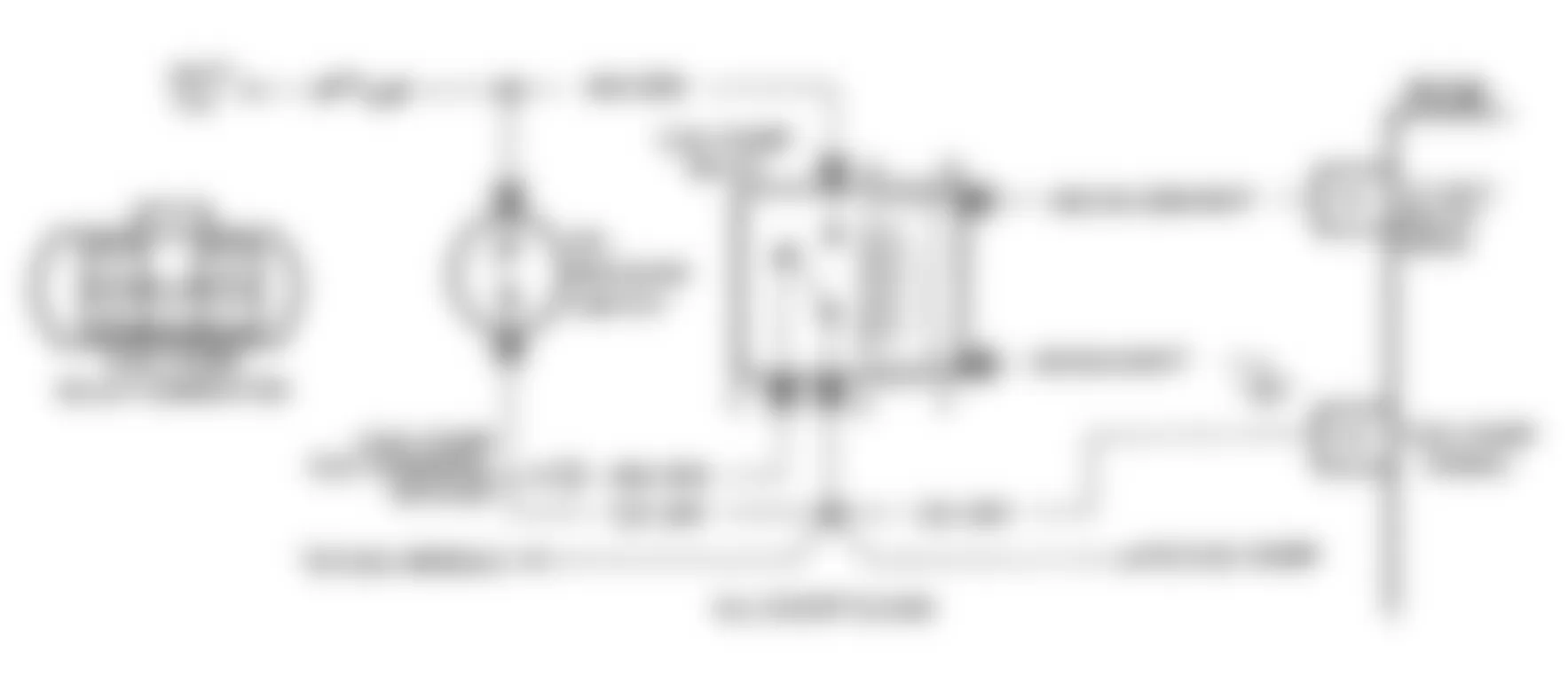 GMC C3500 HD 1991 - Component Locations -  Code 54 Schematic (All Models W/4L80-E Trans. Except G Series) Fuel Pump Circuit