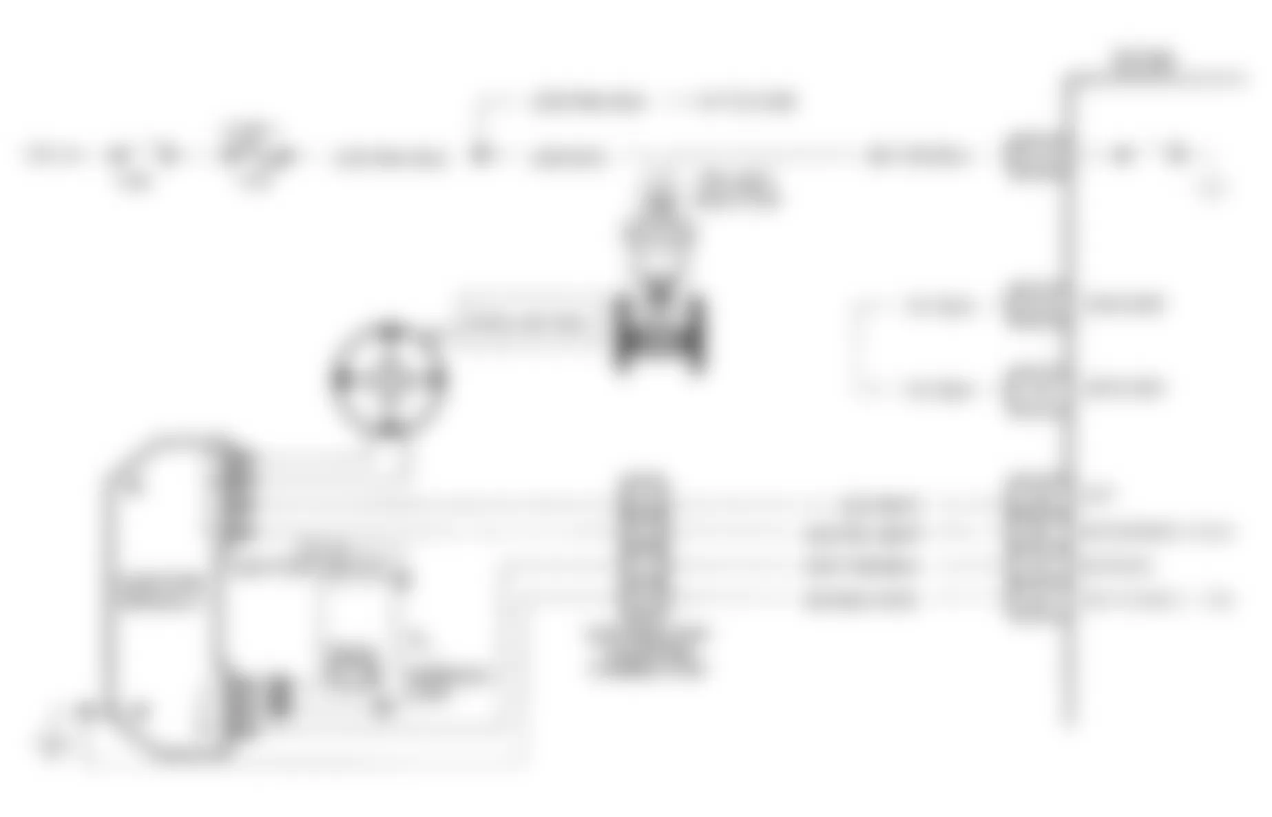 GMC Sonoma 1991 - Component Locations -  Code 42 Schematic (2.5L) Electronic Spark Timing