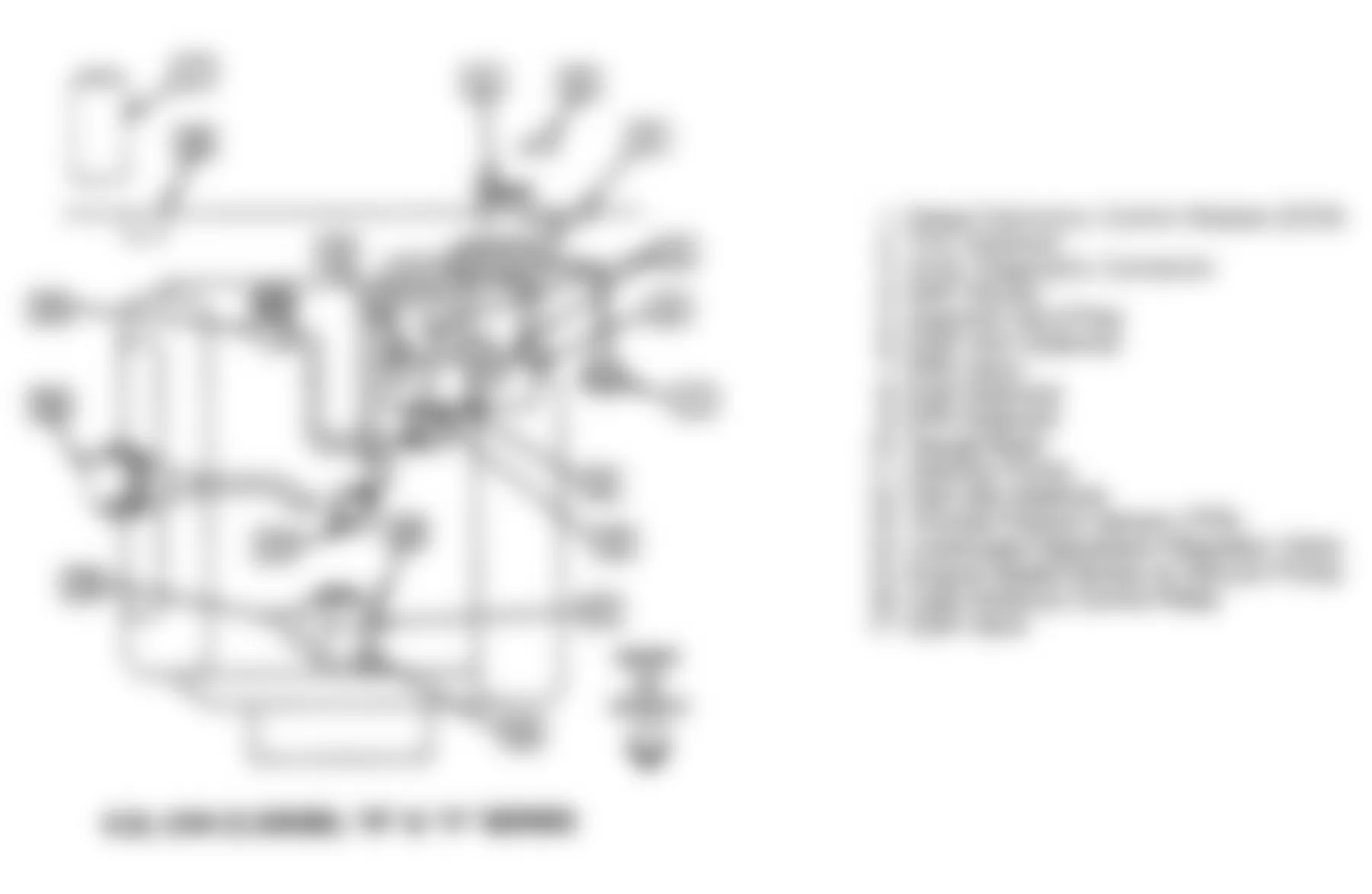 GMC Suburban V1500 1991 - Component Locations -  Component Locations (2 Of 8)
