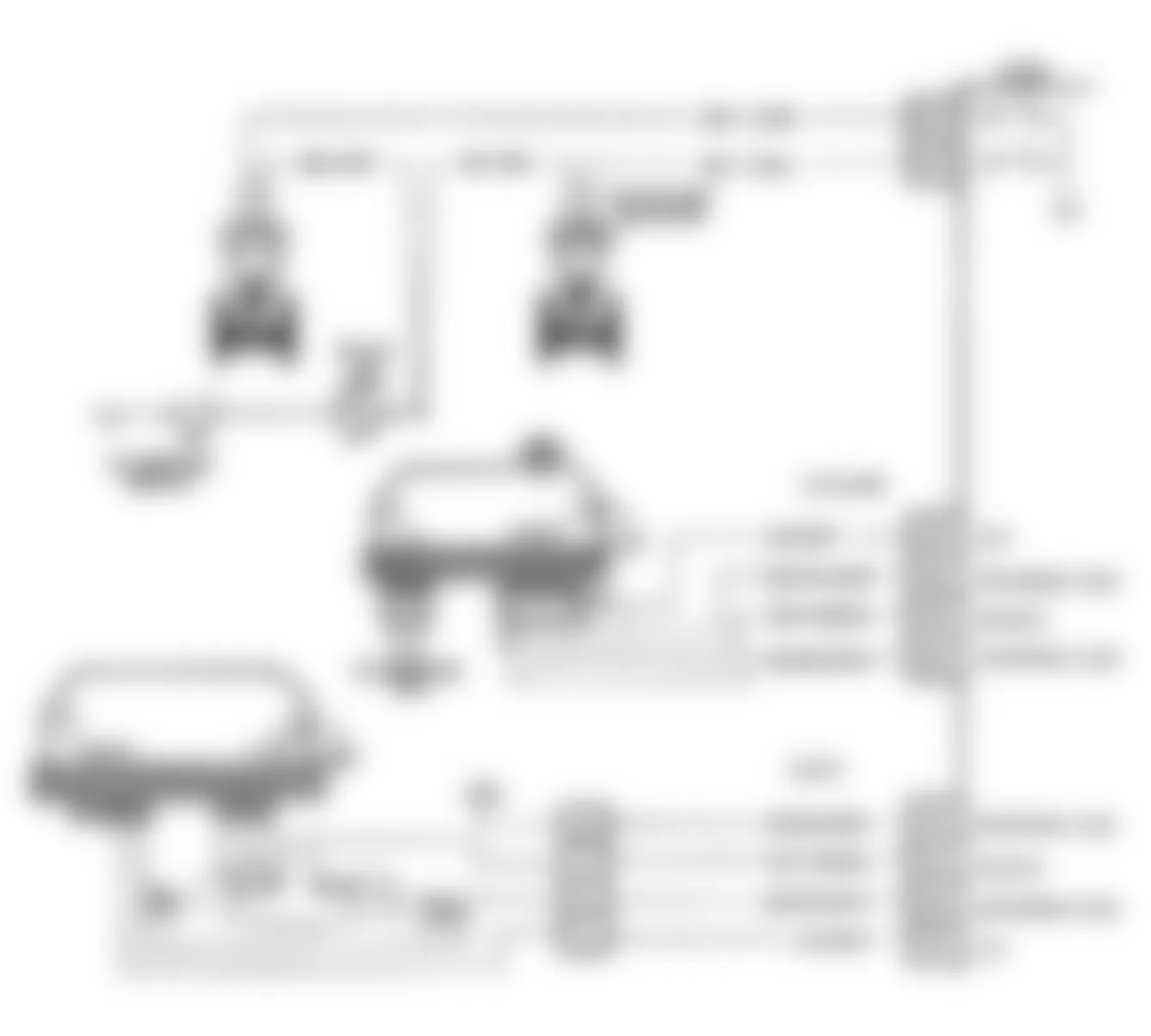 GMC Jimmy 1992 - Component Locations -  Code 42, Schematic, Electronic Spark Timing