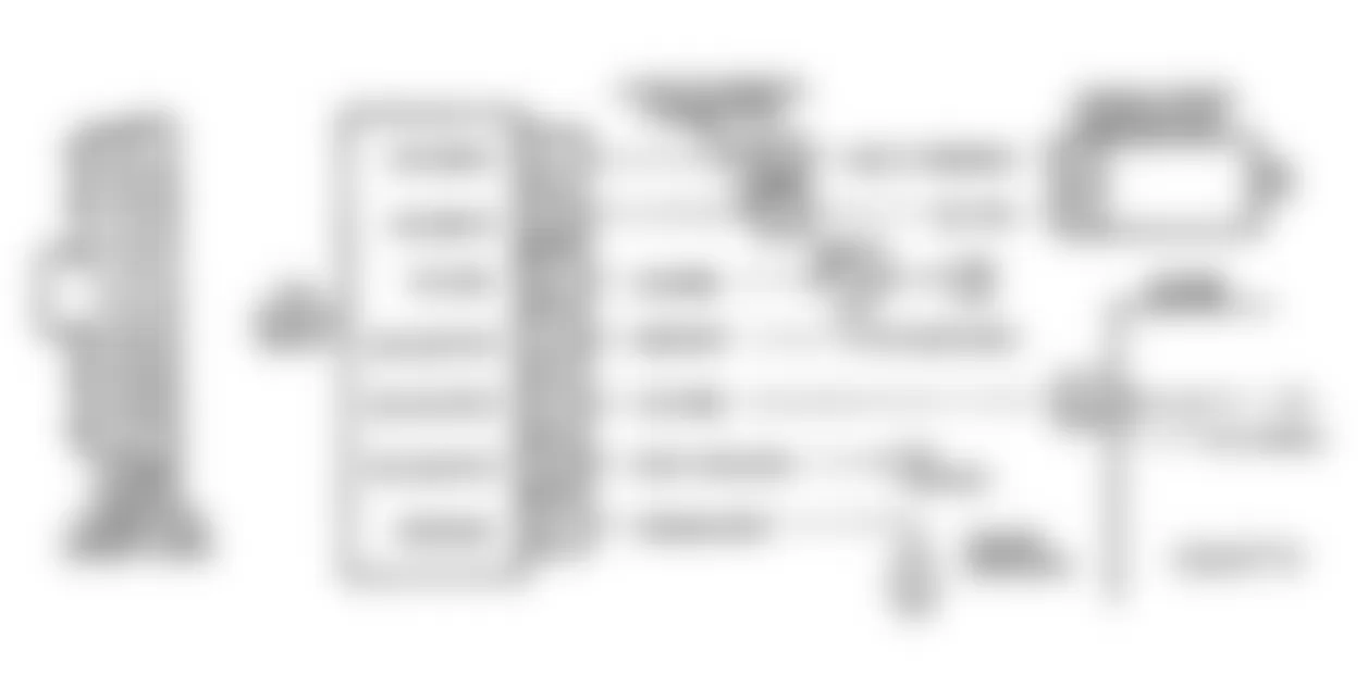 GMC Pickup C3500 1992 - Component Locations -  CODE 24, Schematic, Vehicle Speed Sensor Circuit