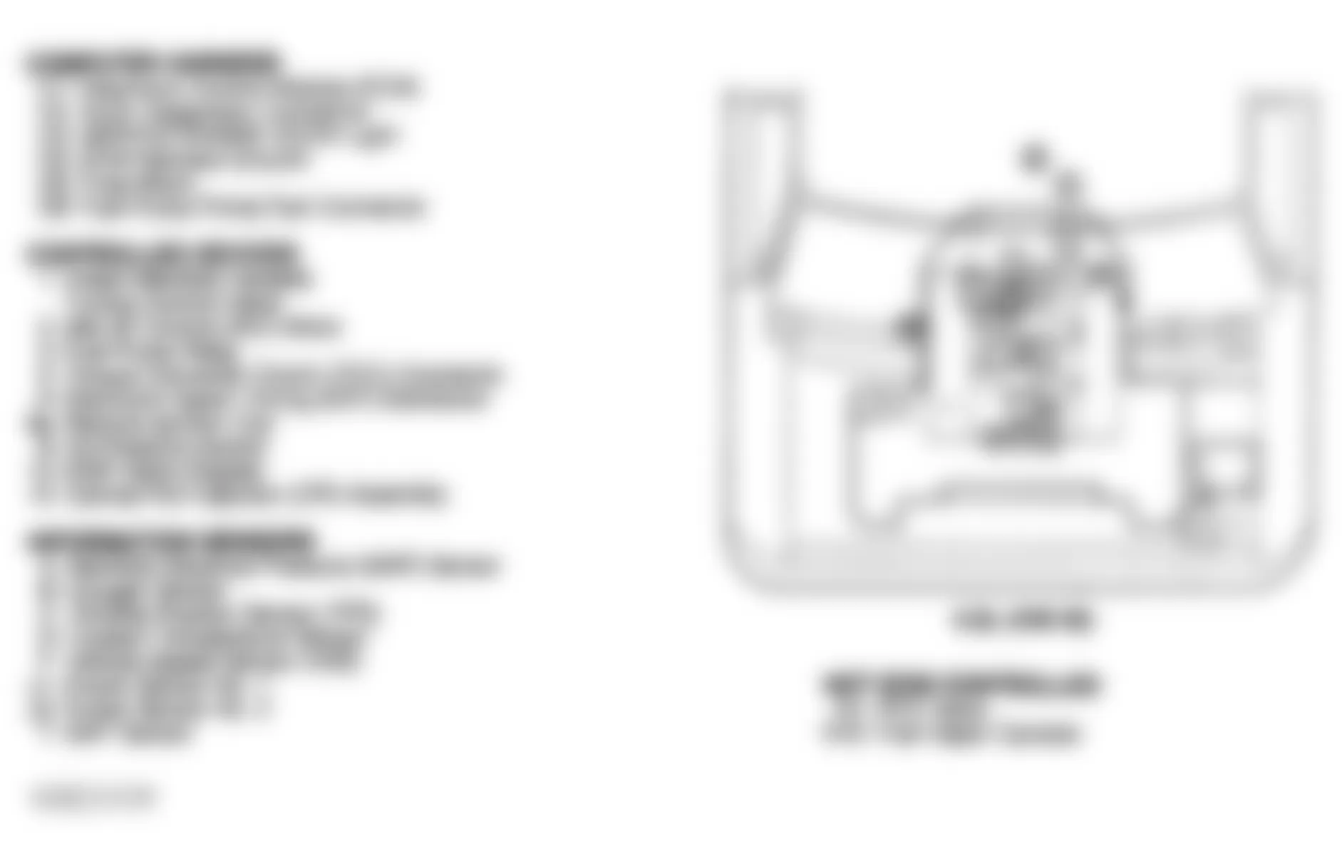 GMC Safari 1992 - Component Locations -  Component Locations (1 Of 2)