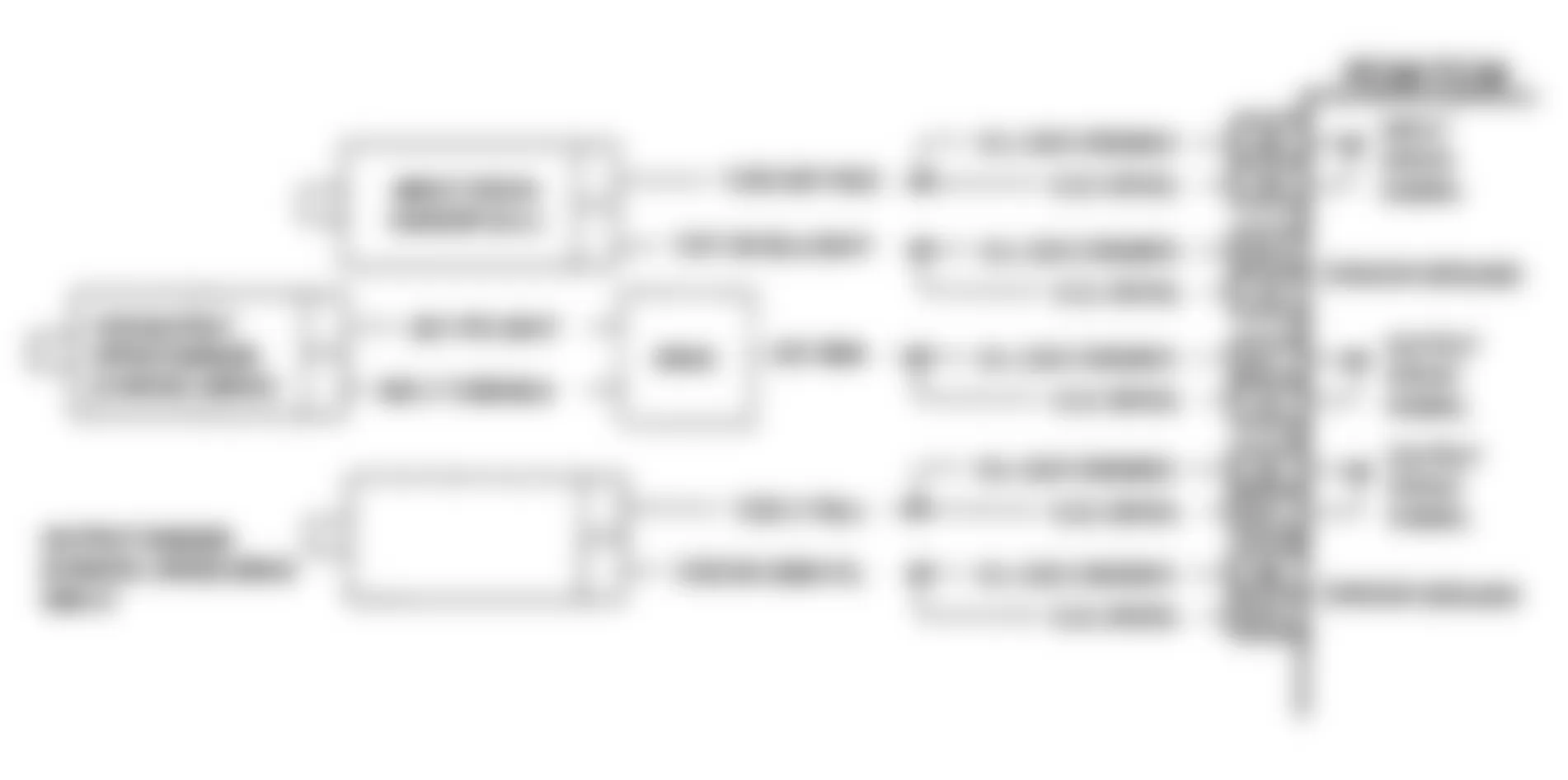 GMC Suburban K1500 1992 - Component Locations -  CODE 85, Schematic, Undefined Ratio