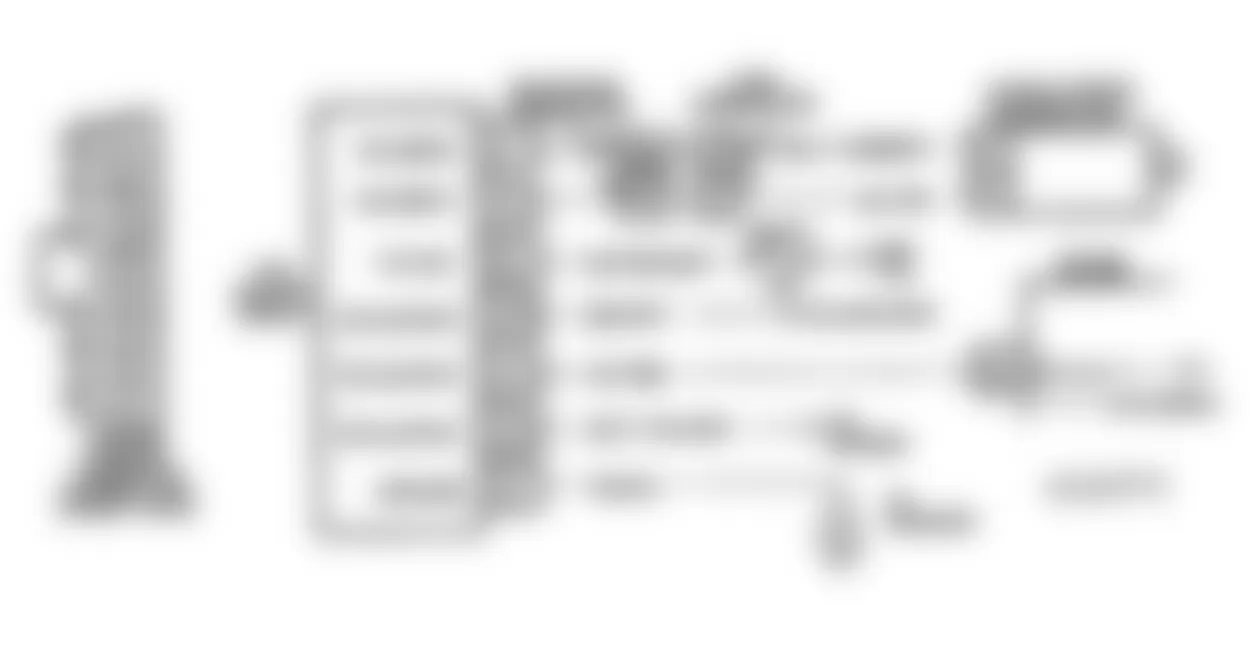 GMC Value Van P3500 1992 - Component Locations -  CODE 24, Flow Chart, Vehicle Speed Sensor Circuit