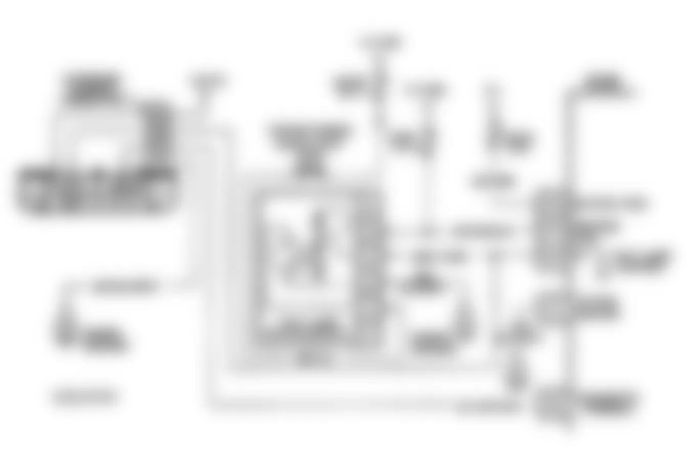GMC Vandura G2500 1992 - Component Locations -  Diagnostic Circuit Check, Flow Chart