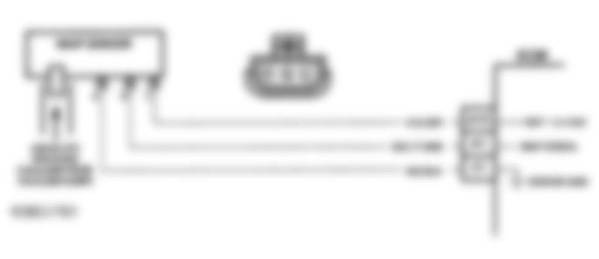 GMC Vandura G2500 1992 - Component Locations -  CODE 53, Schematic, Voltage Reference Overload