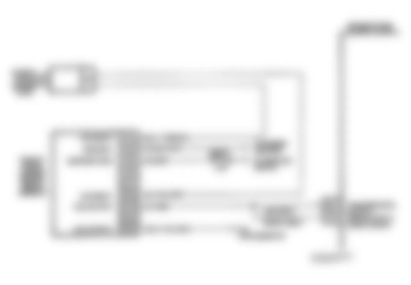 GMC Forward Control P3500 1993 - Component Locations -  Schematic, Vehicle Speed Sensor (C & K Series)