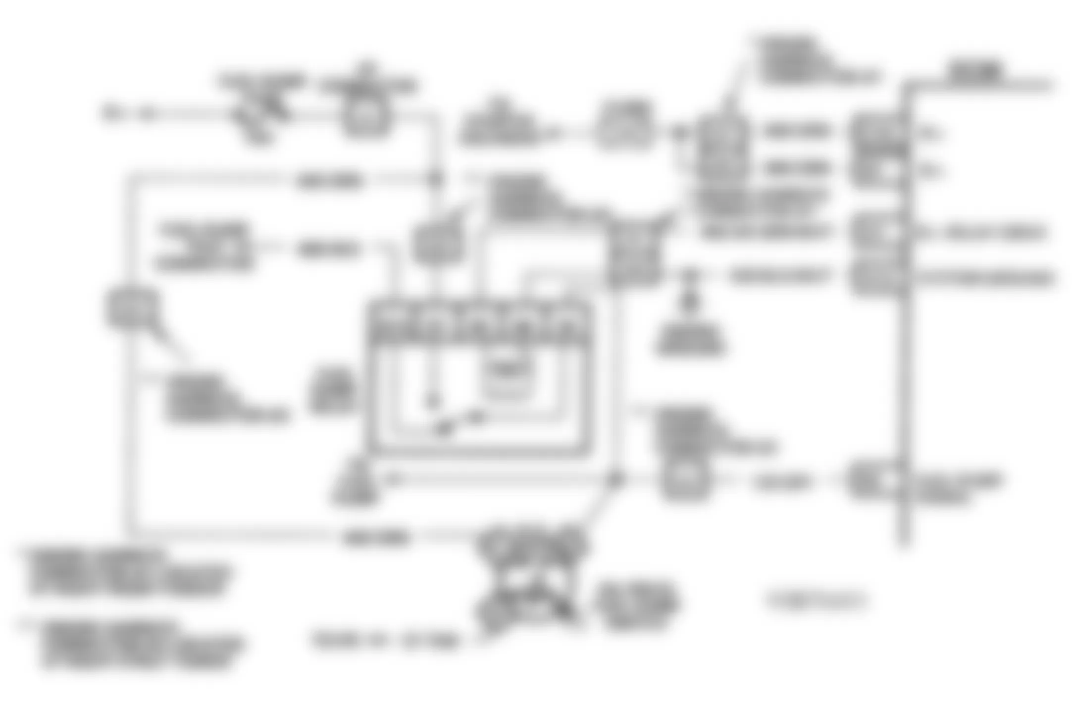 GMC Jimmy 1993 - Component Locations -  CODE 54, Schematic, Fuel Pump Circuit (3.1L)