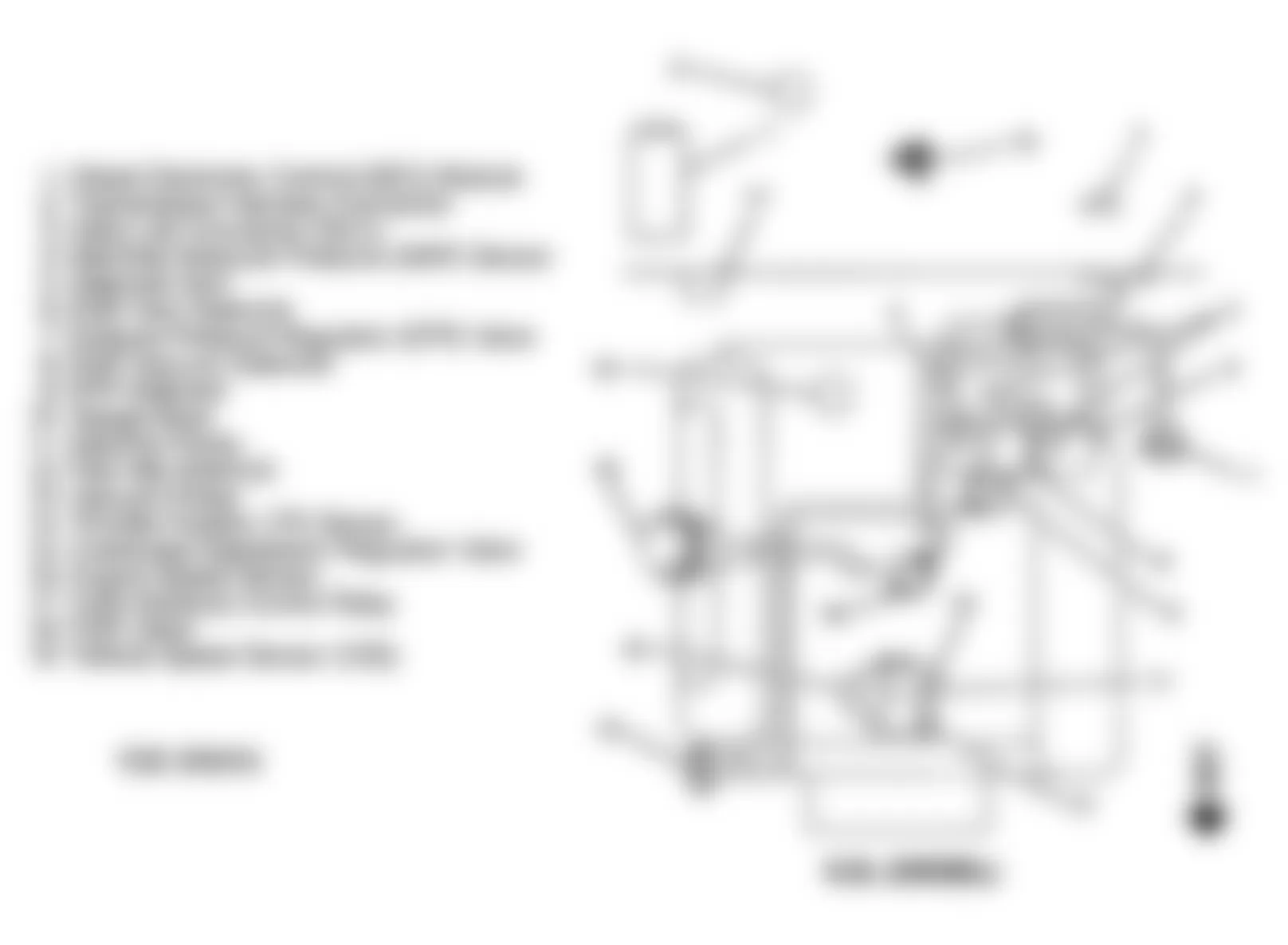 GMC Pickup C3500 1993 - Component Locations -  Component Locations (1 Of 5)
