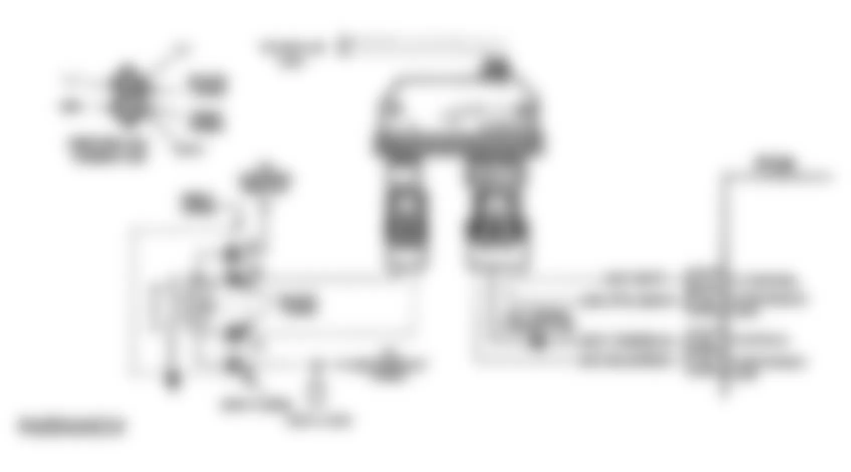 GMC Jimmy 1994 - Component Locations -  Code 42 Schem.(S & T Series 4.3L A/T& Util. Vehicles M/T) Ignition Control