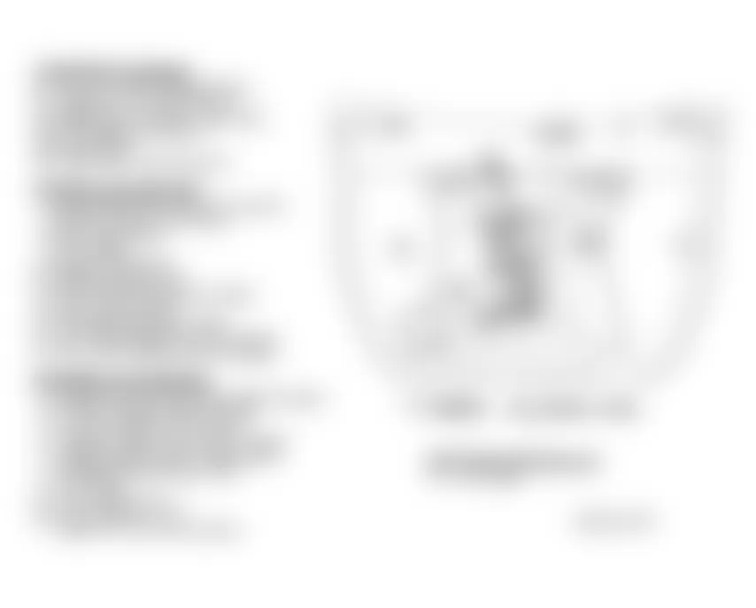 GMC Sonoma 1994 - Component Locations -  Component Locations (3 Of 8)