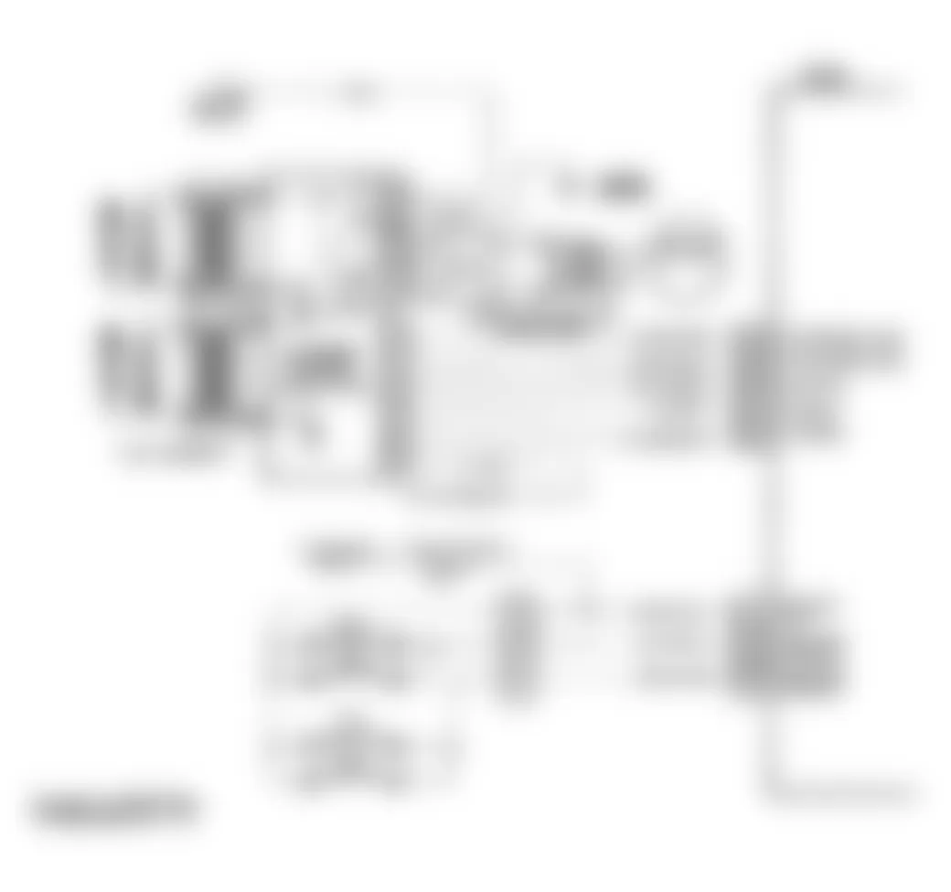 GMC Sonoma 1994 - Component Locations -  Code 42 Schematic Ignition Control