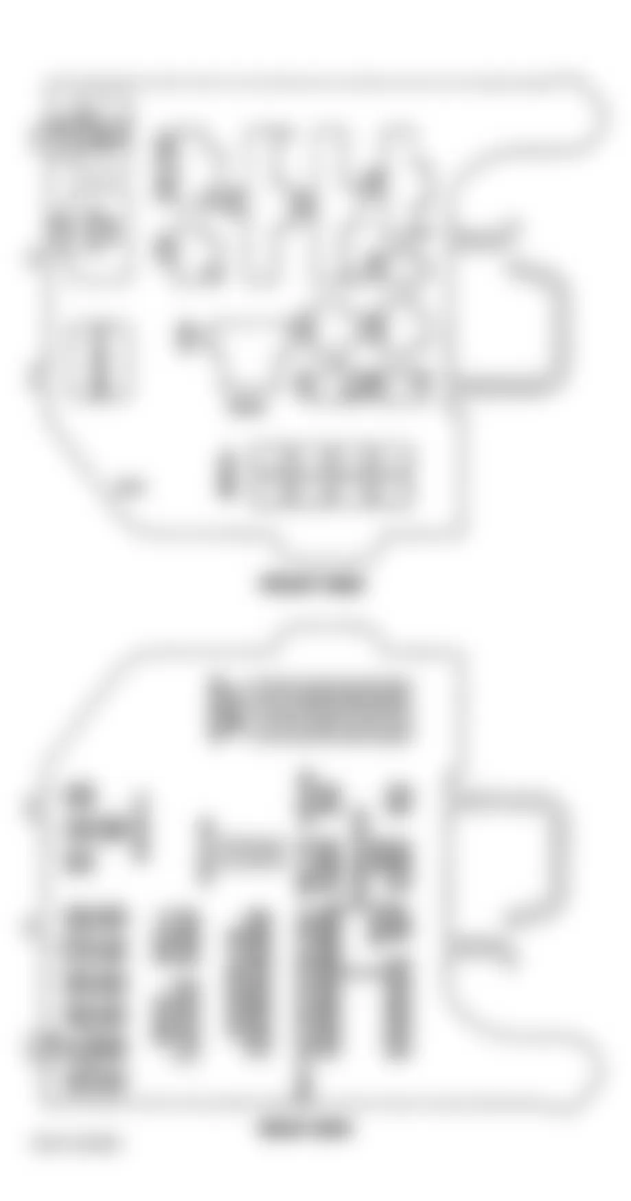 GMC Suburban K2500 1996 - Component Locations -  Convenience Center - Identifying Components (1 Of 2)
