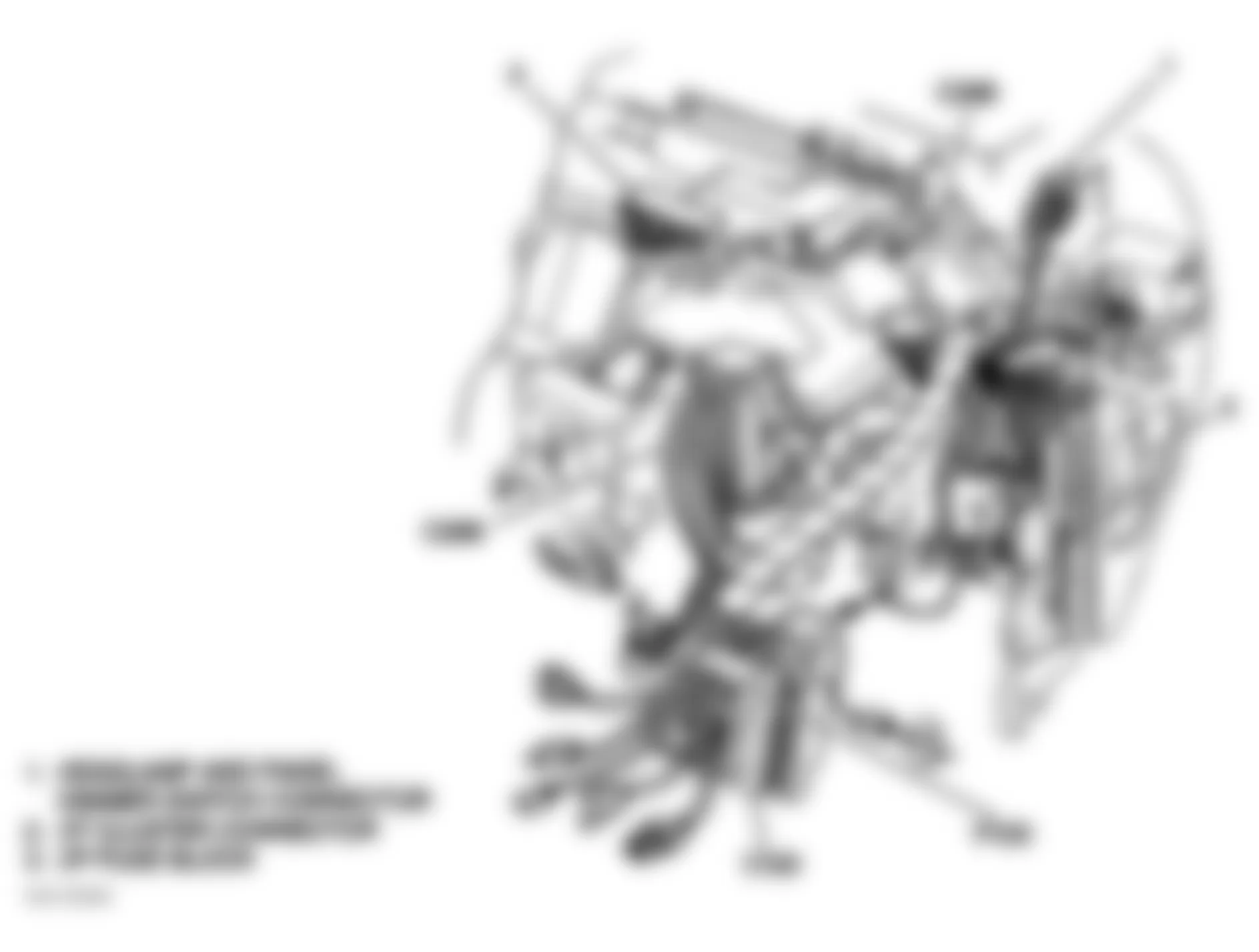 GMC Suburban K2500 1996 - Component Locations -  Instrument Panel Fuse Block Location