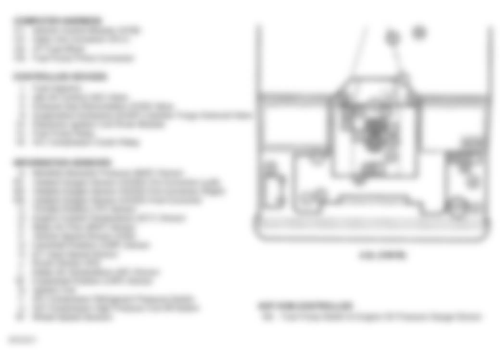 GMC Forward Control P3500 1998 - Component Locations -  Engine Compartment (4.3L VIN W)