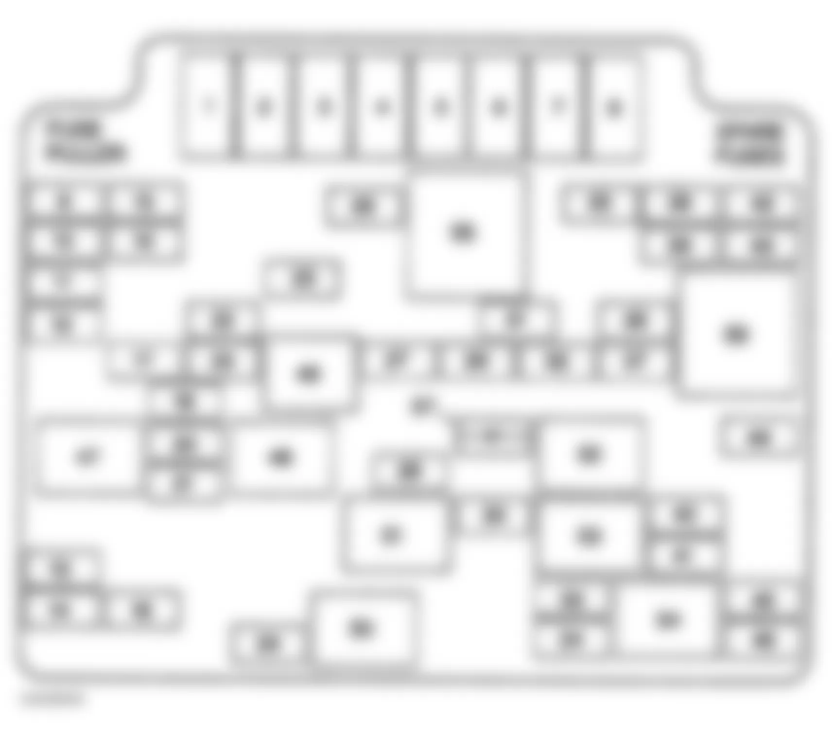 GMC Sonoma 1998 - Component Locations -  UBEC Details (All Models Except Envoy)