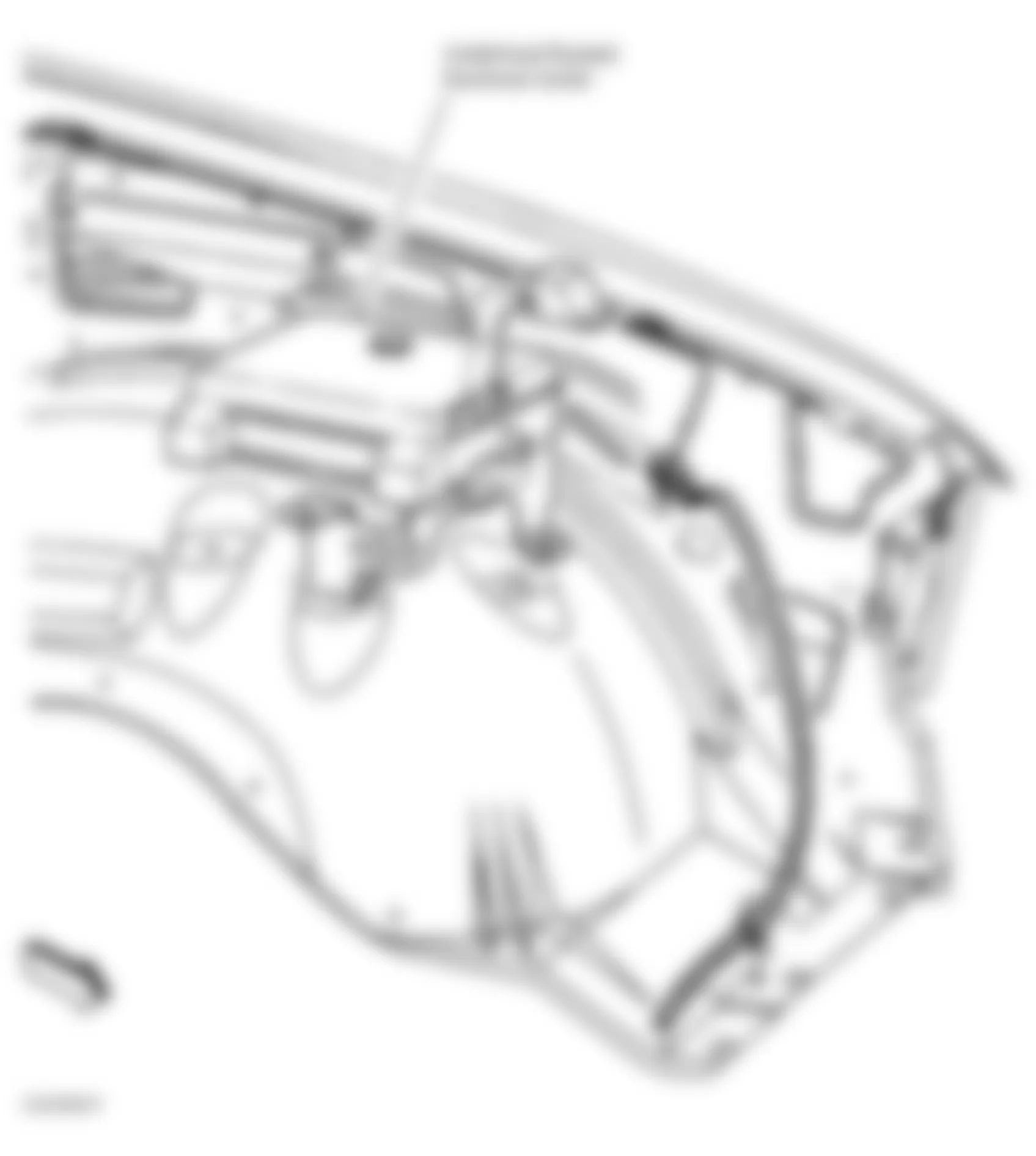 GMC Envoy 1999 - Component Locations -  Locating Underhood Fuse Block