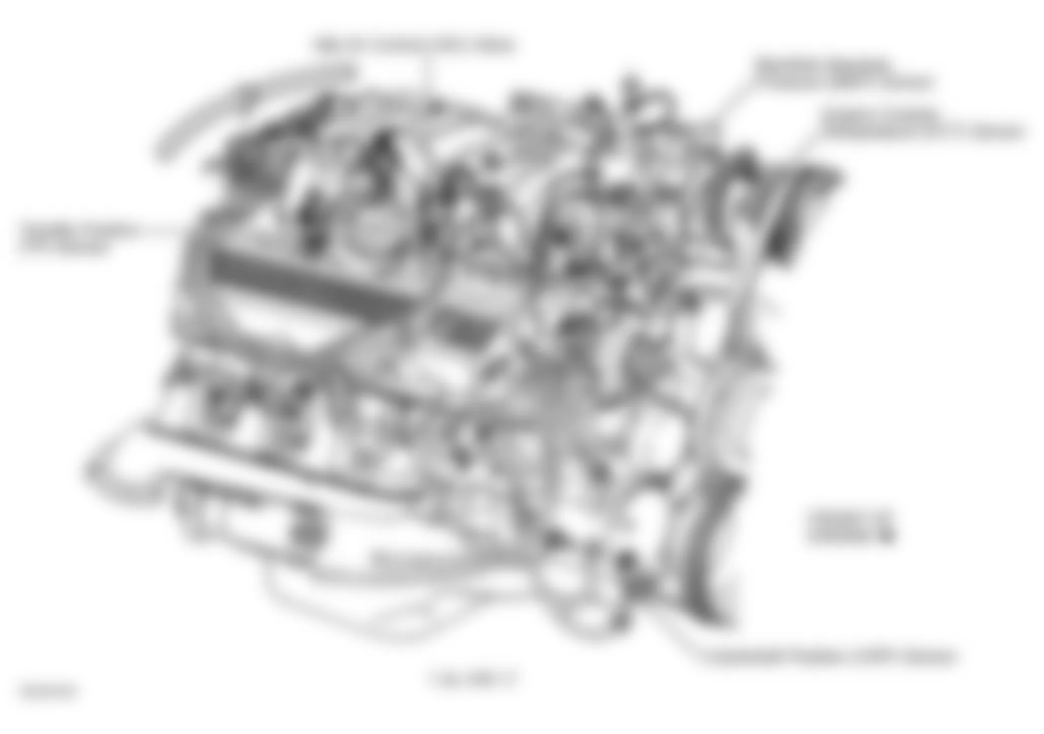 GMC Forward Control P3500 1999 - Component Locations -  Right Side Of Engine (7.4L VIN J)