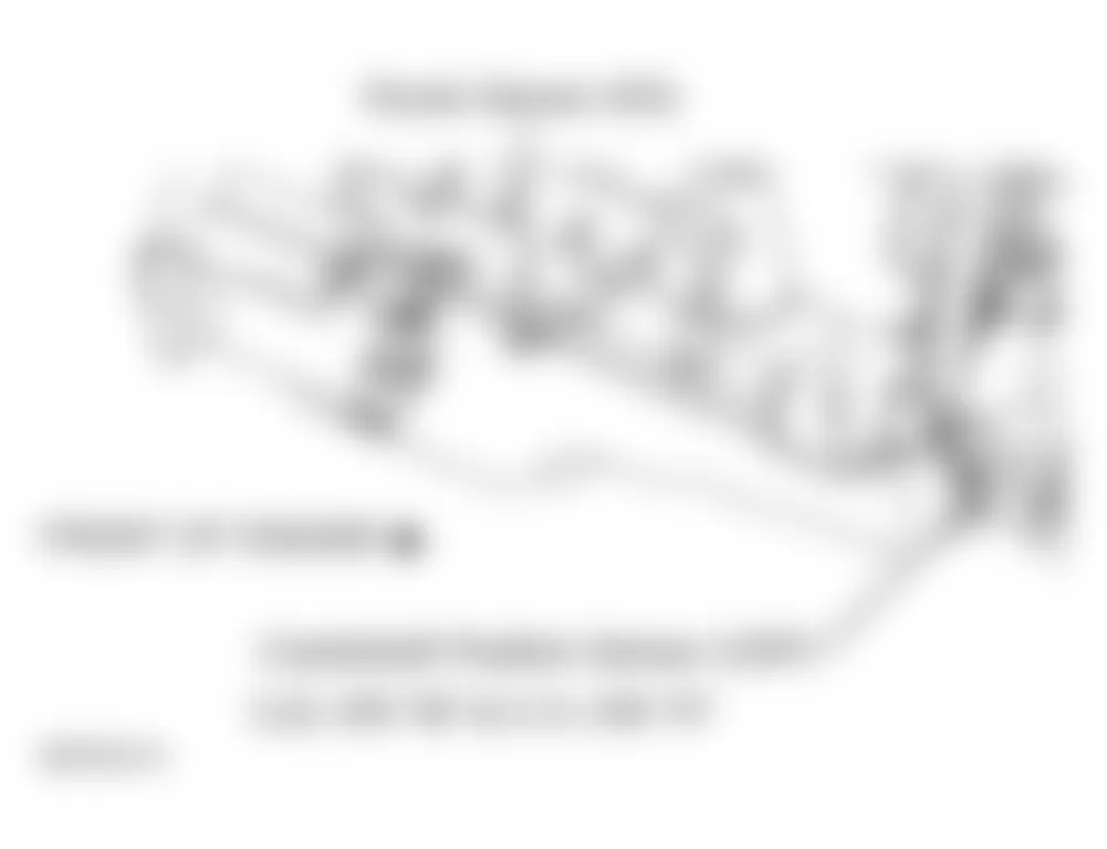 GMC Pickup K1500 1999 - Component Locations -  Lower Right Side Of Engine (5.0L VIN M & 5.7L VIN R)