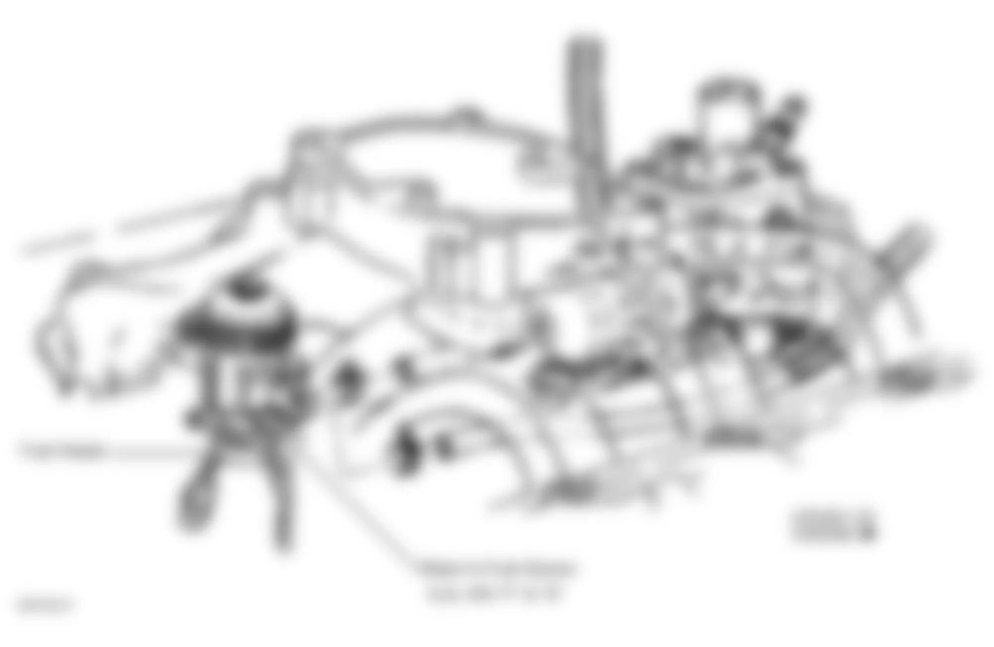 GMC Pickup K1500 1999 - Component Locations -  Rear Of Intake Manifold (6.5L VIN F & VIN S)