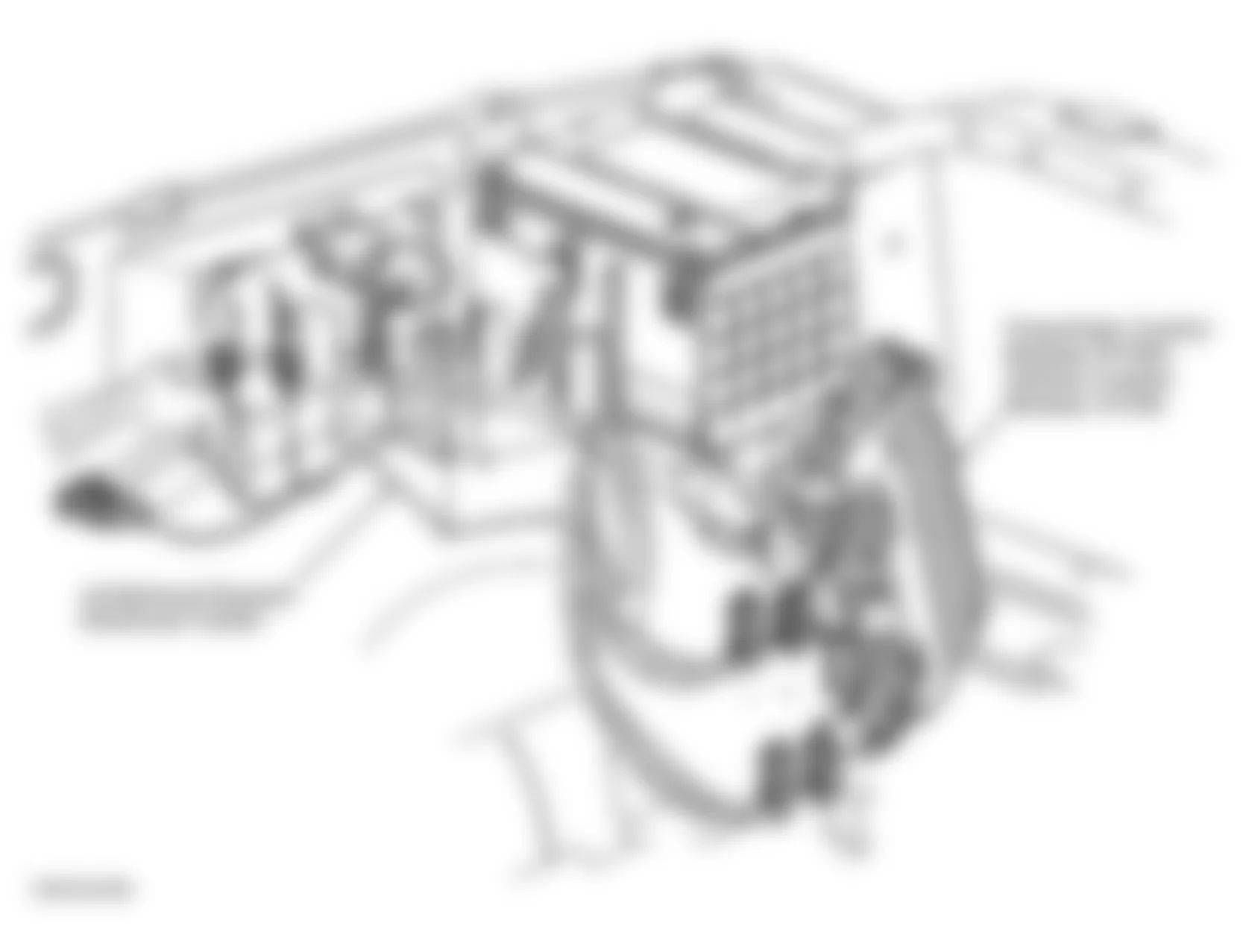 GMC Sierra 1500 1999 - Component Locations - Left Front Of Engine Compartment