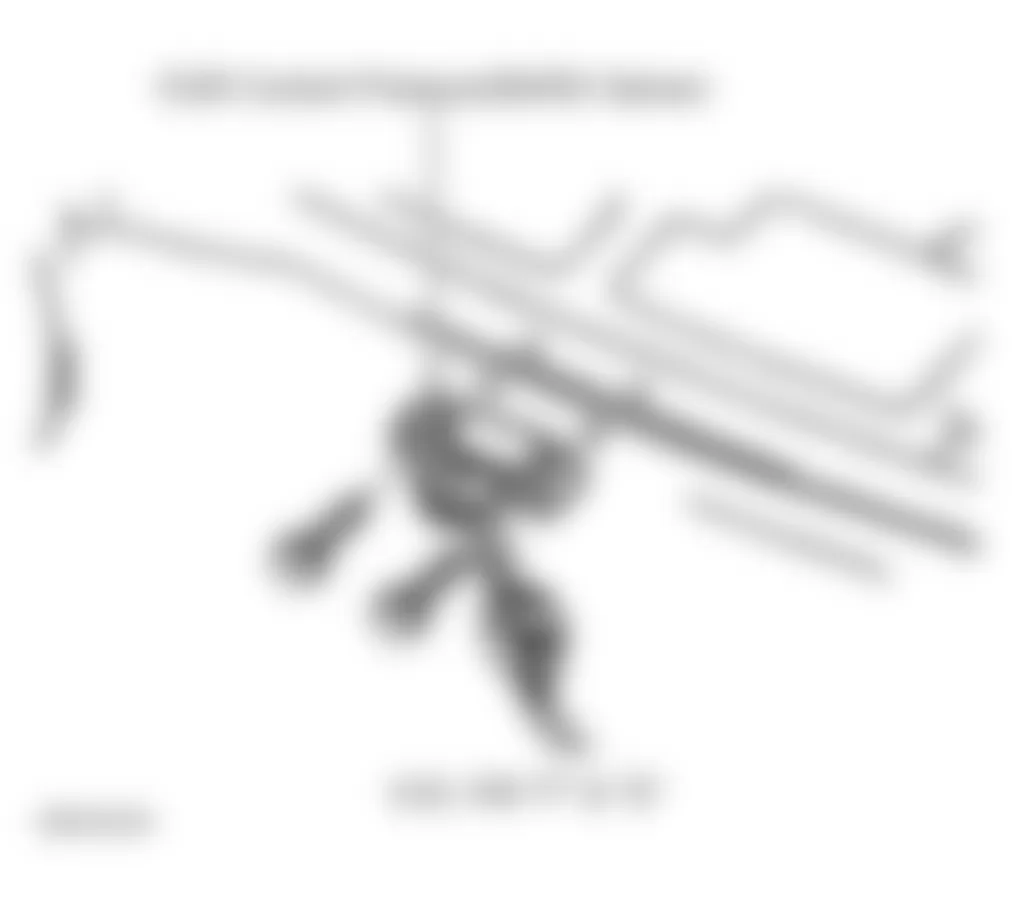 GMC Suburban C1500 1999 - Component Locations -  Rear Of Engine Block (6.5L VIN F & VIN S)