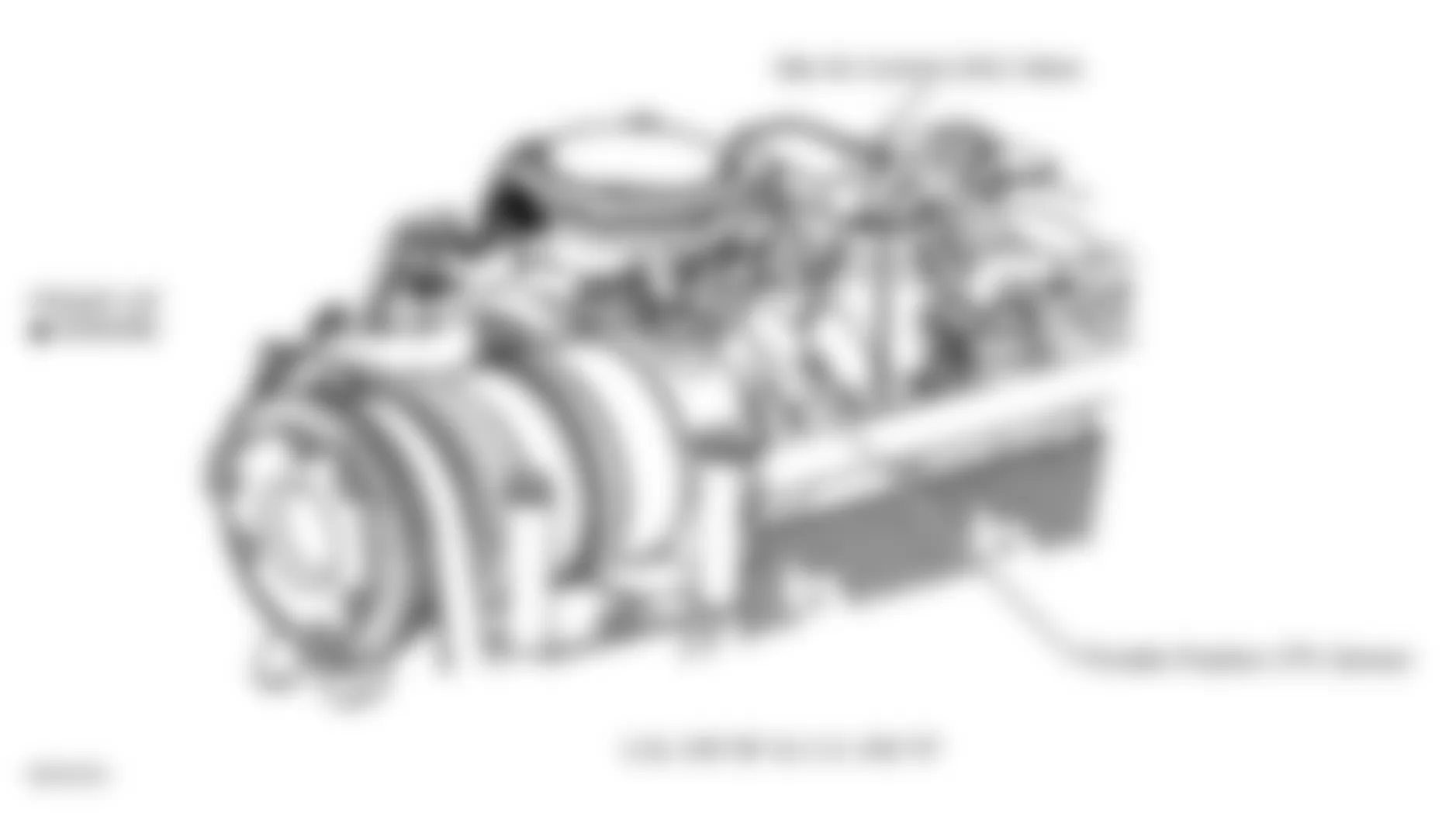 GMC Suburban C2500 1999 - Component Locations -  Top Front Of Engine (5.0L VIN M & 5.7L VIN R)